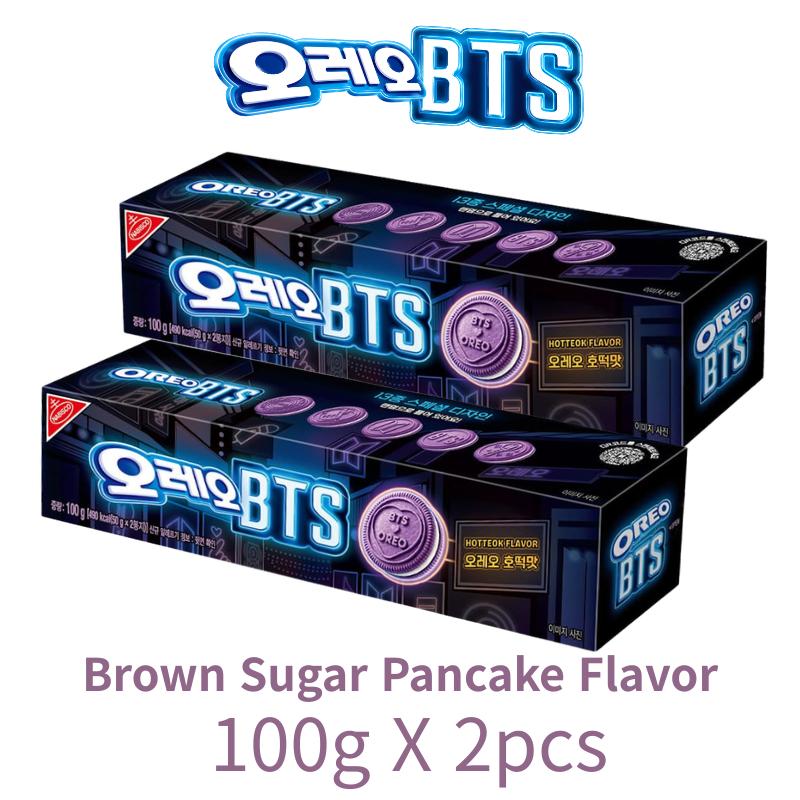 OREO x BTS Лимитированная серия Печенье со вкусом блинчиков с коричневым сахаром 100г X 2 шт. 100g X 2Ea