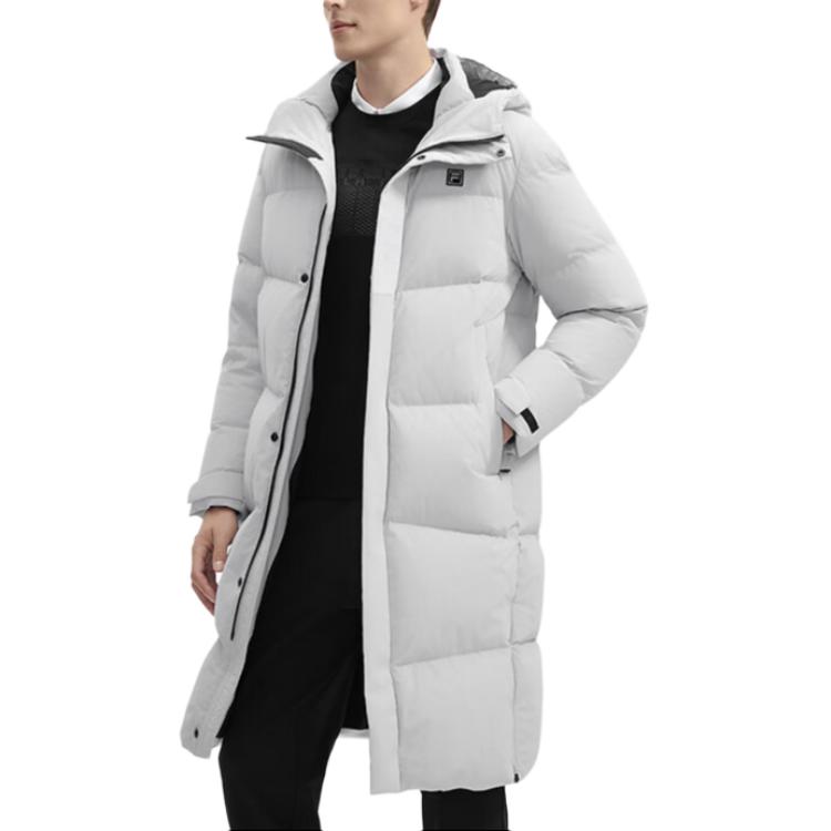 New FILA Down Jacket Men's Orchid Blue Gray F11M443908F-GY