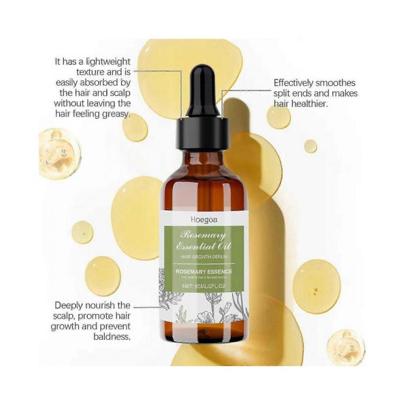 Hoegoa Rosemary Hair Care Essential Oil Hair Nourishing Scalp Care Hair Moisturizing Hair Care
