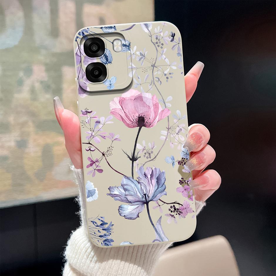 Case For Oppo A6 A6x A6s 4G 5G Cute Cartoon Cat Soft Silicone Protective Bumper Cover For OppoA6 OppoA6x A6s Anti Scratch Fundas