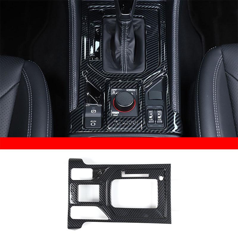 ABS Carbon Fiber For Subaru Forester -2024 Interior Kit Car Dashboard Console Gear Shift Panel Cover Trim Car Accessories