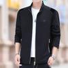 Men's Jacket Pure Cotton Washed Casual Stand-up Collar Jacket Spring and Autumn Men's New Top