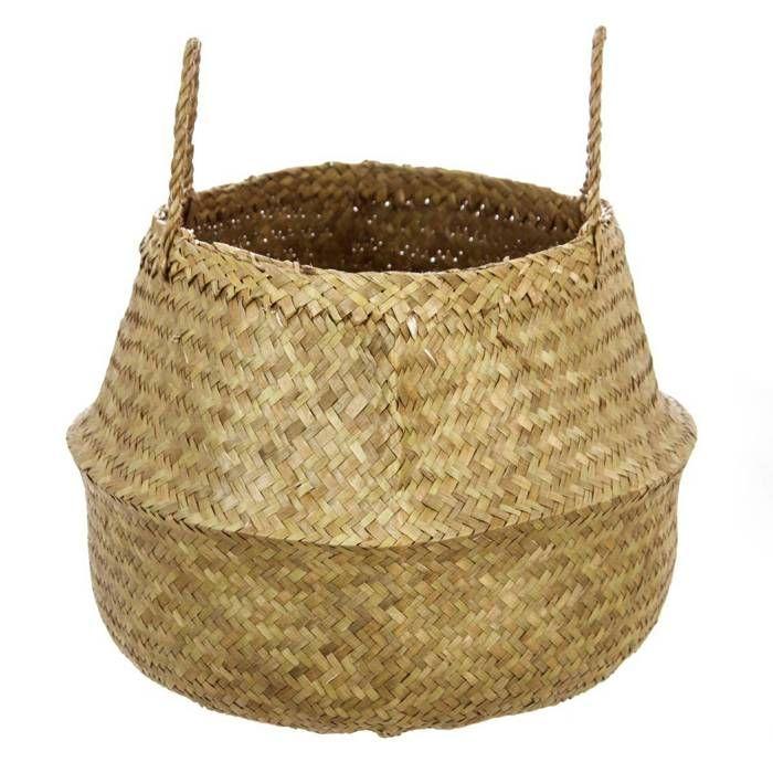 Panier roseau "Seagrass" naturel D40cm - Atmosphera createur d'interieur