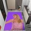 Taylor Swift Angel Themed Anti-Slip Rugs - Polyester Home Decor, Suitable for Bedrooms, Living Rooms, Doorways, Studios, and Decorations