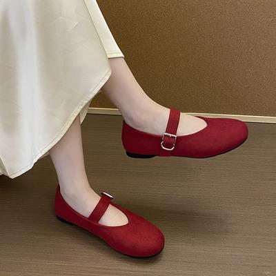 French with Skirt Mary Jane Shoes 2025 New Gentle Fairy Style Solid Color Single Shoes Women's Fashion Versatile Women's Shoes