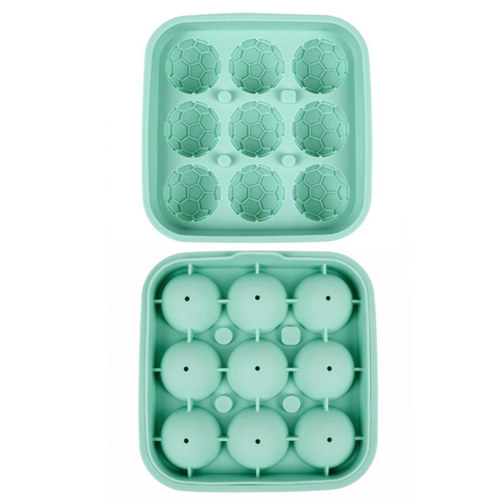 Stylish Silicone Soccer Ice Cube Mold Easy Release Reusable Chocolate Mold Handmade Flexible Silicone Baking Molds Dessert