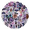 50 100Pcs Cute Cartoon Gothic Evil Witch Ghost Stickers Luggage Guitar Fridge Car Scooter Halloween Sticker Vinyl Decals
