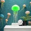 2025 New Jellyfish Cartoon Night Light RGB Gradient Cute Bedside Lamp Voice Control Table Lamps Child Room Decoration LED Lights