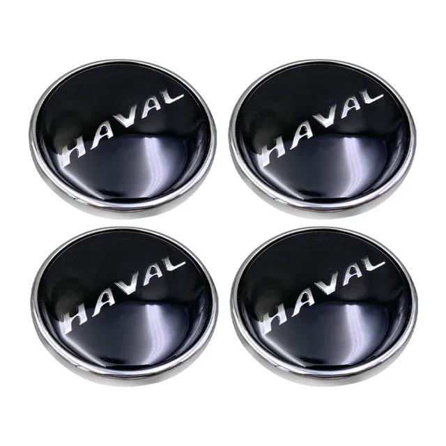 4pcs Car Wheel Hub Caps Center Cover Decoration Badg Logo Accessories For Haval F7 F7X Jolion H6 2019 2020 2021 2022