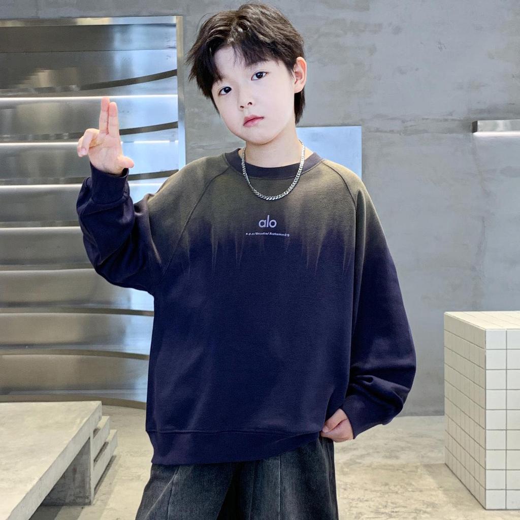2025 Boys' Trendy Street Style Sweatshirt - Cool Autumn Fashion for Kids