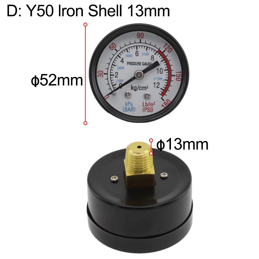 1Pcs 0-180PSI Pressure Gauge Air Compressor Pressure Regulator  Power Tools Replacement Accessories