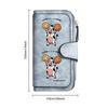 Cute Cow Print Long Wallet Fashion PU Leather Multi Card Holder Casual Clutch Purse for Women