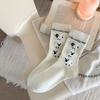Sock Girls Autumn and Winter Cartoon Mid-calf Socks Pile Pile Socks Sheep Cute Girls Long Calf Socks