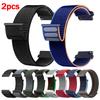 2Pcs 20mm/22mm Nylon Watchband For AMAZFIT BALANCE 2/BIP 6/GTR/GTS 4/Active2 Strap For Garmin Venu 4 Woven Loop Bracelet Replace