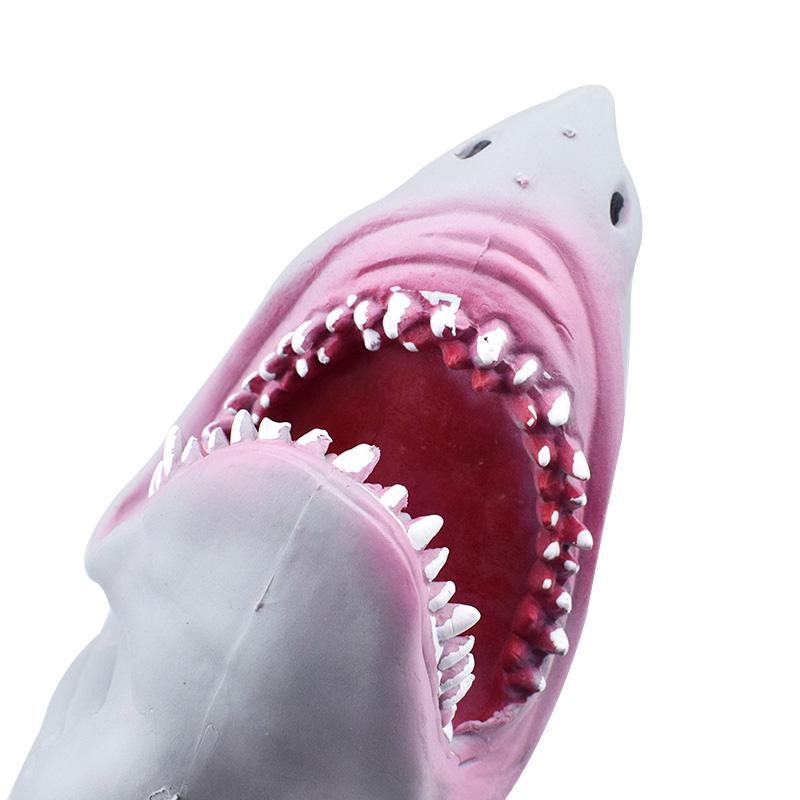 New Shark Hand Puppets Hand For Story Tpr Animal Head Gloves Kids Toys Gift Marionetas Muppets Shark Puppet