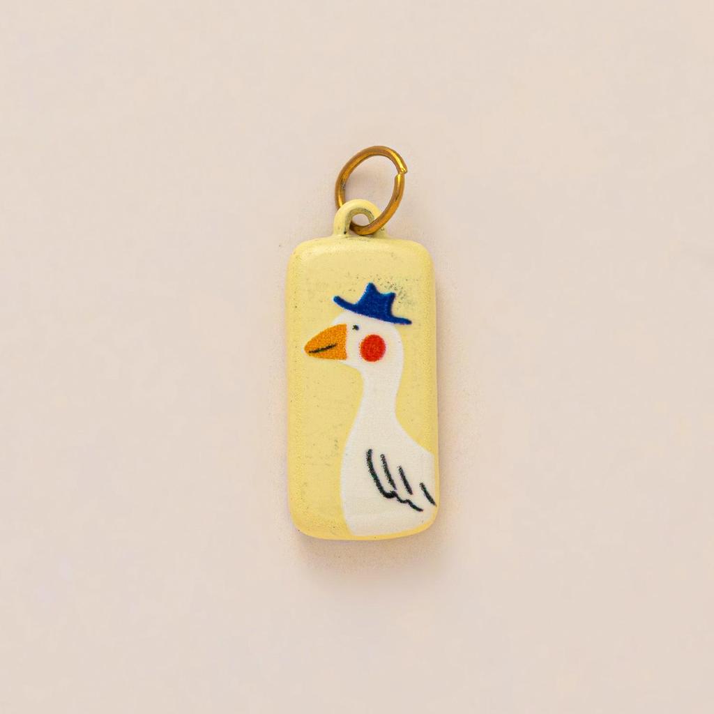 18K Gold Vacuum-Plated Animal and Plant Pendant, DIY Base, Stainless Steel