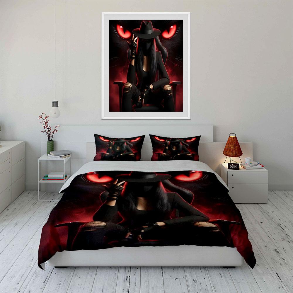 Mystery Outfit For Gaming Nights Kid'S And Adults' Bedroom Decor, Exquisite Three-Piece Bedding Set Gift