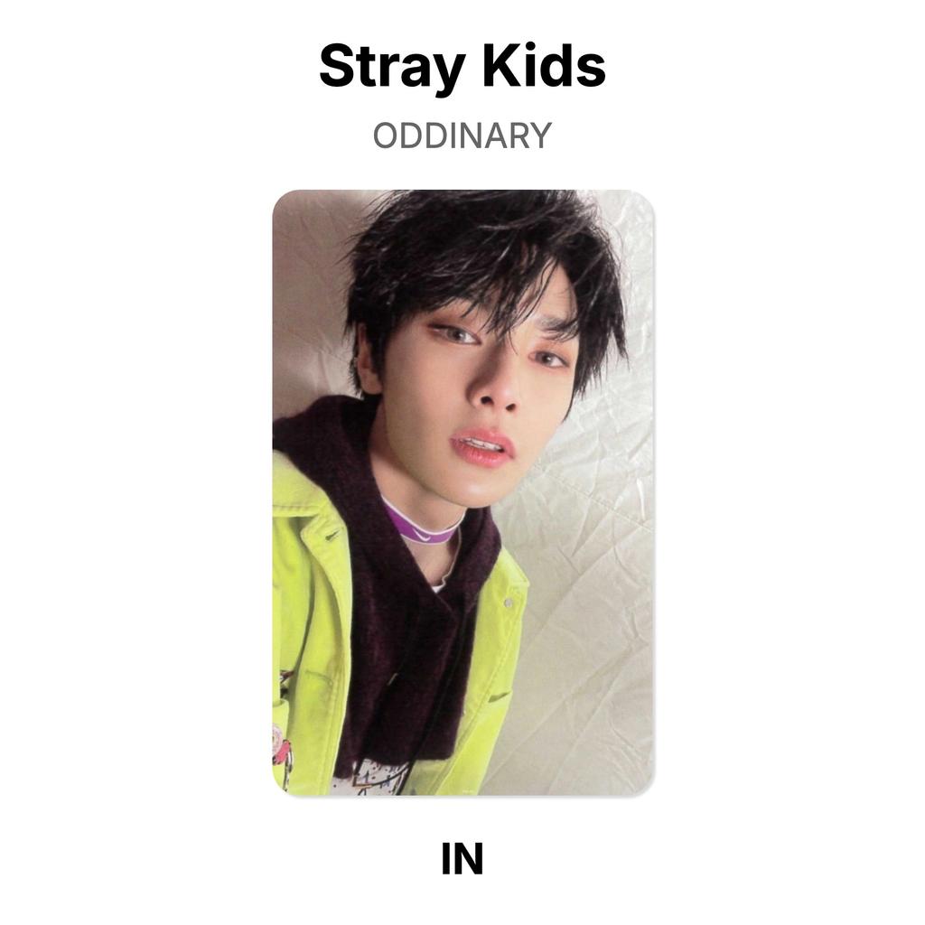 Stray Kids ODDINARY Official Photocard