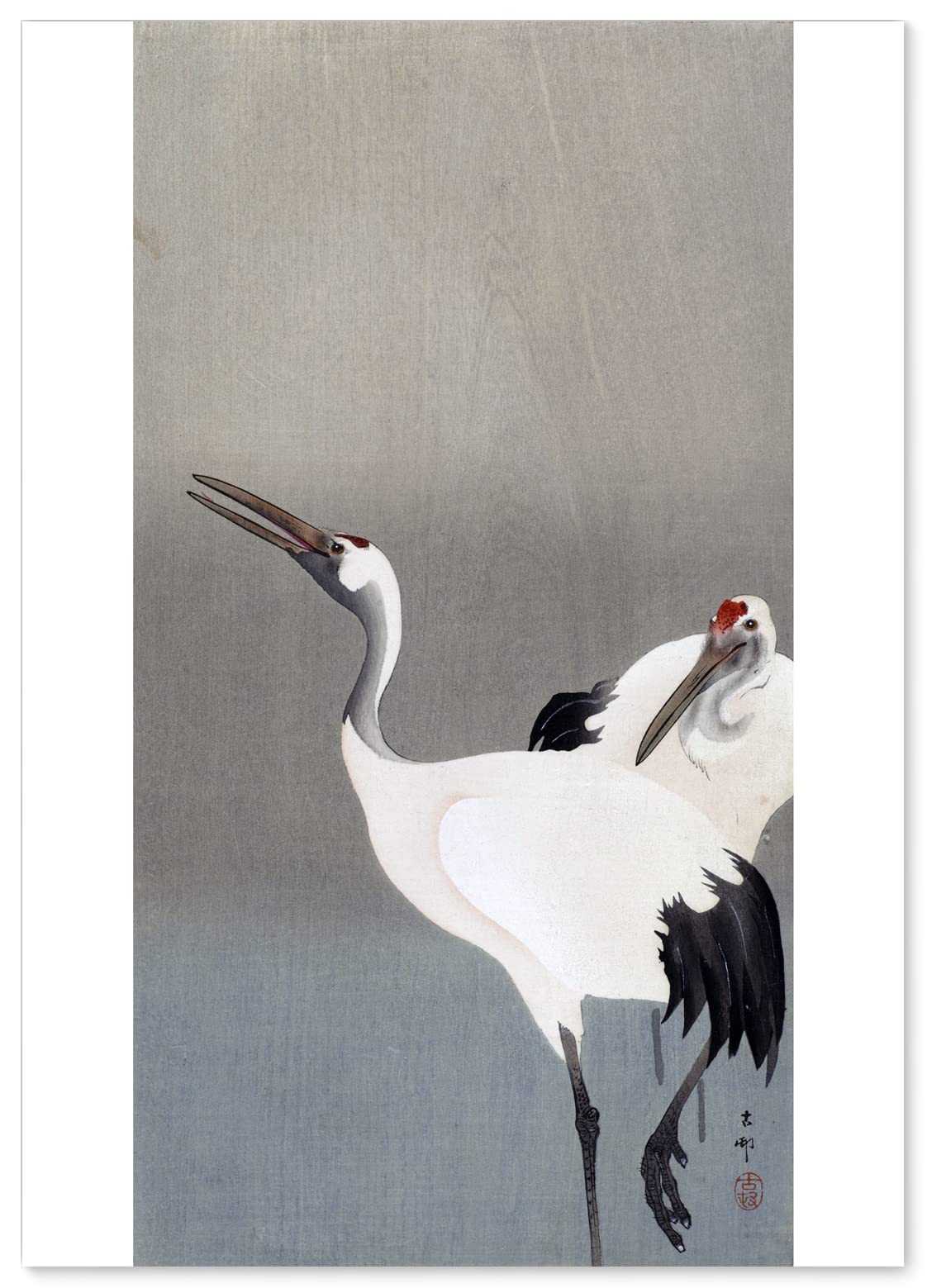

Poster by Ohara Koson, Red-crowned Crane (Japanese Painting), A3 Size [Made in Japan] [Interior Wallpaper] Painting Art Wallpaper Poster