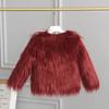 Winter Children's Clothing Wool Fur Children's Fur Coat Women's Children's Long Sleeved Thick Clothes