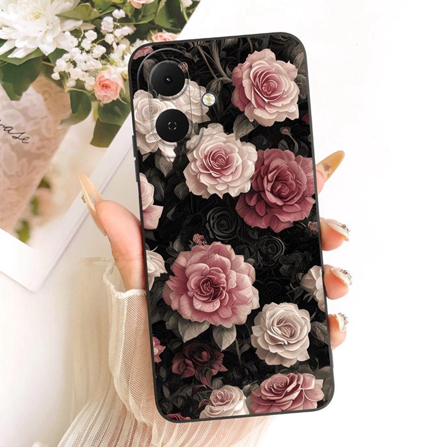 Pone Case for Tecno Spark Go 2 Case KM4 Cute Panda Lovely Rabbit Pattern Shell for Tecno Sparkgo2 GO 2 Len Proective Back Capa
