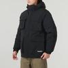 Timberland Letter Print Hooded Windbreaker Jacket Men jackets Black A26SK001