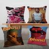 Frank Ocean Blond Album Cushion Cover Inches Farmhouse Decor Home Throw Pillow Covers For Couch Decorations