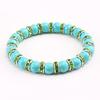 Blue Beaded Bracelet Charm Natural Stone Crystal Septa Stretch Women Bracelets & Bangles Fashion Yoga Jewelry Couple Gifts