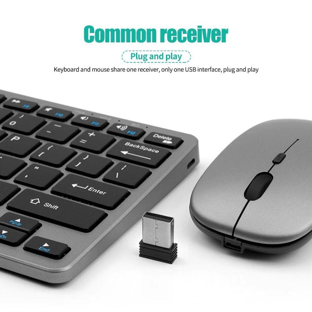 Bluetooth 5.0 Wireless Keyboard Mouse Set 2 Modes Bluetooth Keyboard  For Laptop