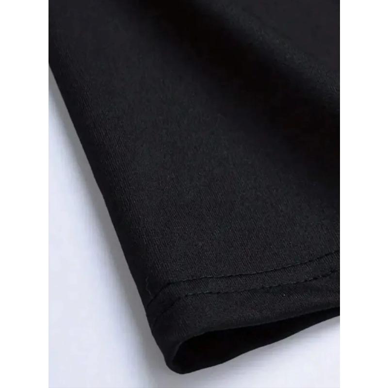 Europäische Größen Herren Vintage Katze & „Cat Lives Matter“ Grafik-T-Shirt - Ausgefranster Druck Rundhals Kurzarm, Robuste Nähte