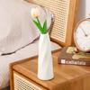 Simple Vase Decoration Living Room Flower Arrangement Vase Dining Table Light Luxury Style Vase Home Dried Flower Storage Bottle