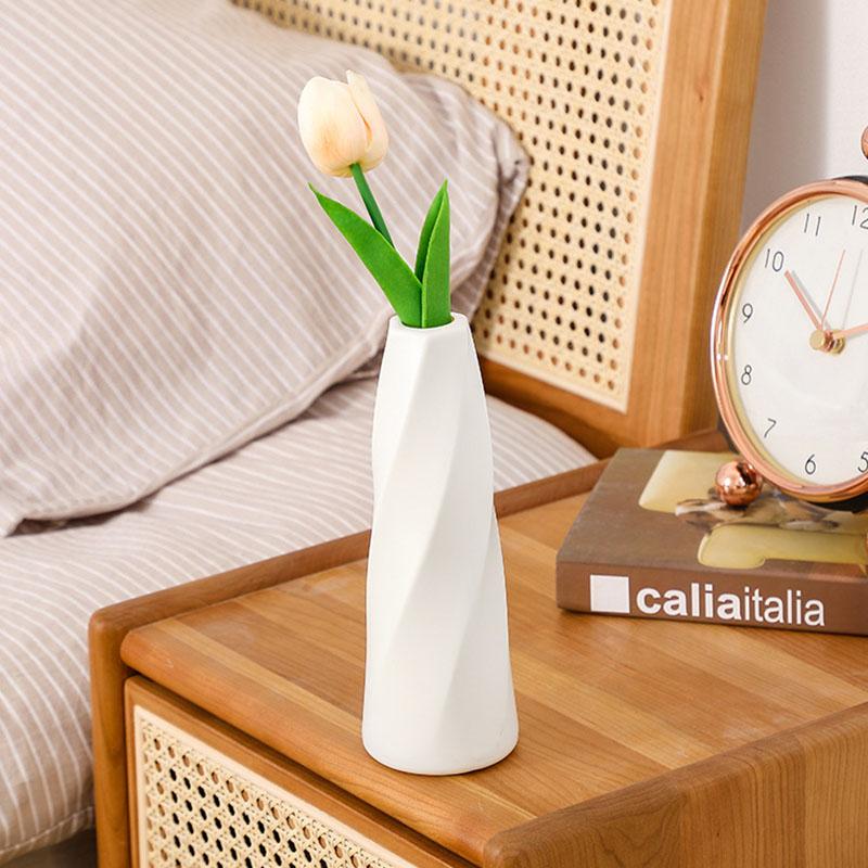 Simple Vase Decoration Living Room Flower Arrangement Vase Dining Table Light Luxury Style Vase Home Dried Flower Storage Bottle