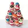 1 Set Cake Stand 3/4 Layers Transparent Round Large Capacity Easy Installation Acrylic Party Cupcake Tower Holder Wedding Supplies