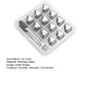Heart-Shaped Whiskey Stones Reusable 304 Stainless Steel Non-Diluting Drink Chillers for Wine Cocktails with Tongs Dishwasher Safe Cooling Blocks
