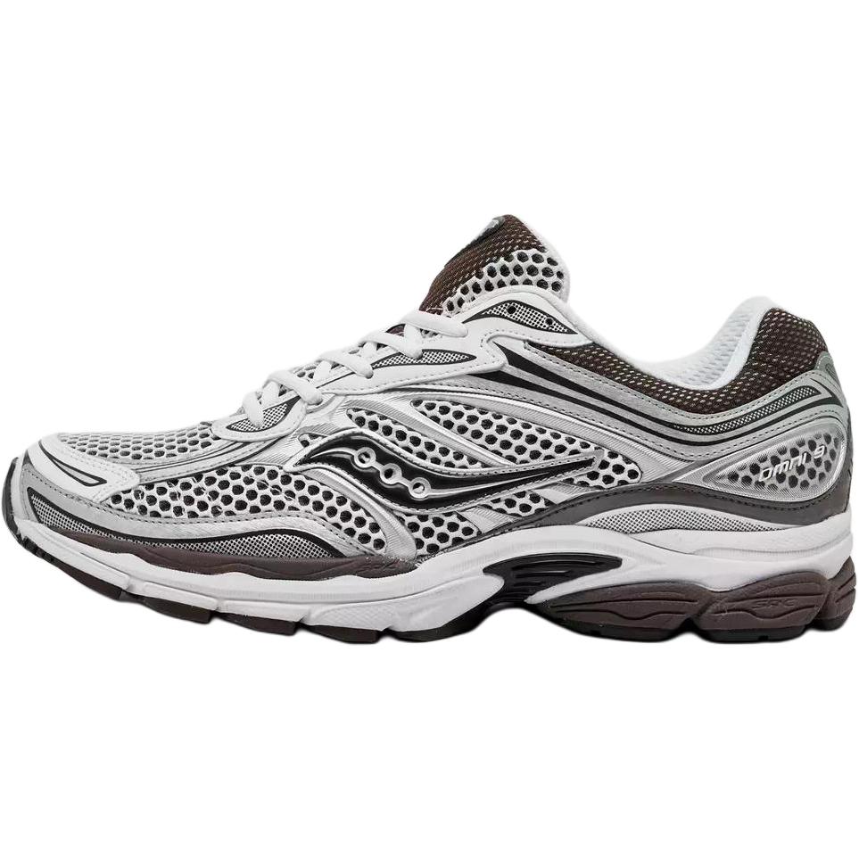 Saucony Progrid Omni 9 White Brown Men Sneakers S70739-57 41