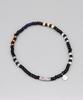 Bonbeau Solid And Pattern Color Mix Layered Bracelet Smile Mini Charm Color Mix Layered Bracelet