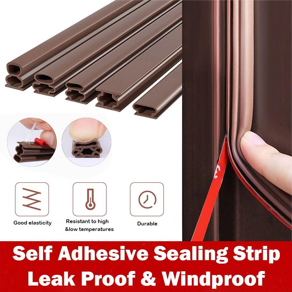 6 Meters Self-adhesive Sealing Strip I Type Weather Stripping Window Soundproofing  Window Door