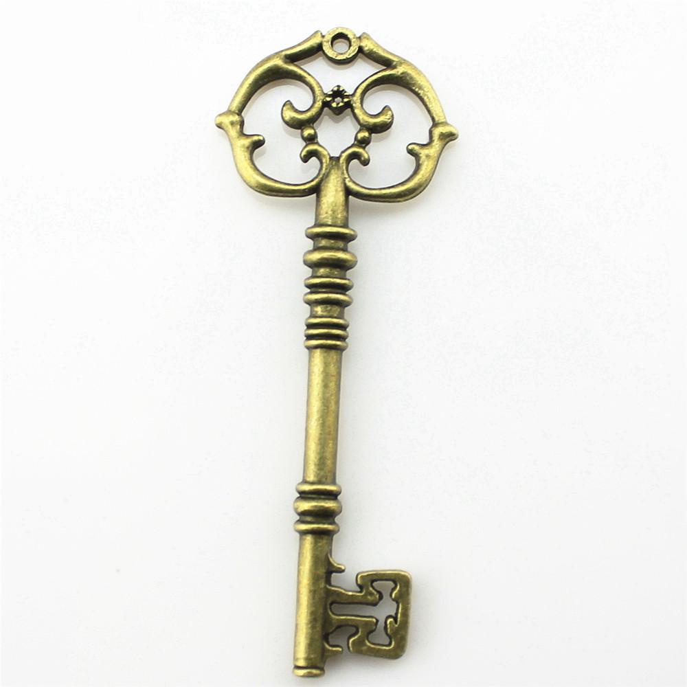 Key Charms Multi Color Alloy Key Tools Pendants For Gothic Themed Jewelry