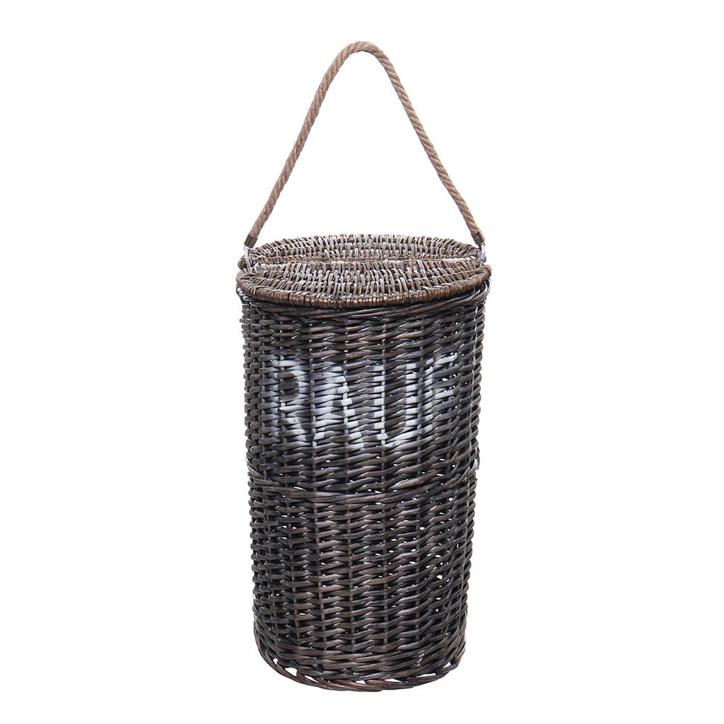 Buy 38Cm Brown Wicker Handwoven Seagrass Stair Step Storage Basket