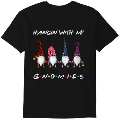 Mit meinen Zwergen abhängen Zwergenfreunde Weihnachten Lustiges T-Shirt Klassisches T-Shirt