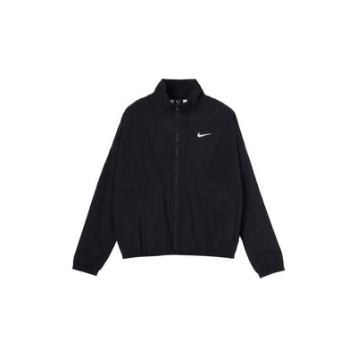 Stand Collar Colorblock Letter Logo Print Jacket Men Jackets Black CW7349-010