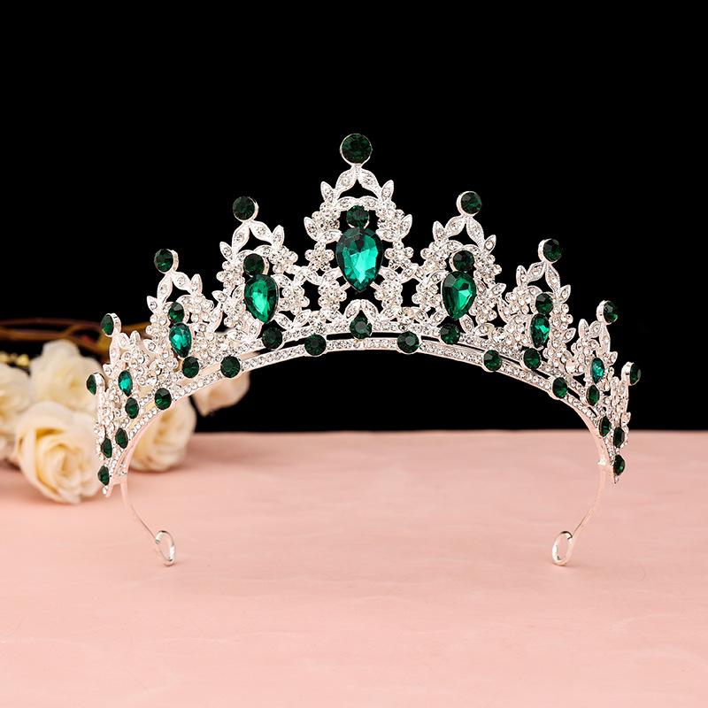 Children's Crystal Tiara Headband: Princess Crown Hair Accessory for Girls' Birthdays and Performances
