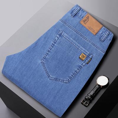 2024 Sommer Ultradünne Tencel-Jeans für Herren, lockere, gerade, bequeme und vielseitige Jeans für Herren