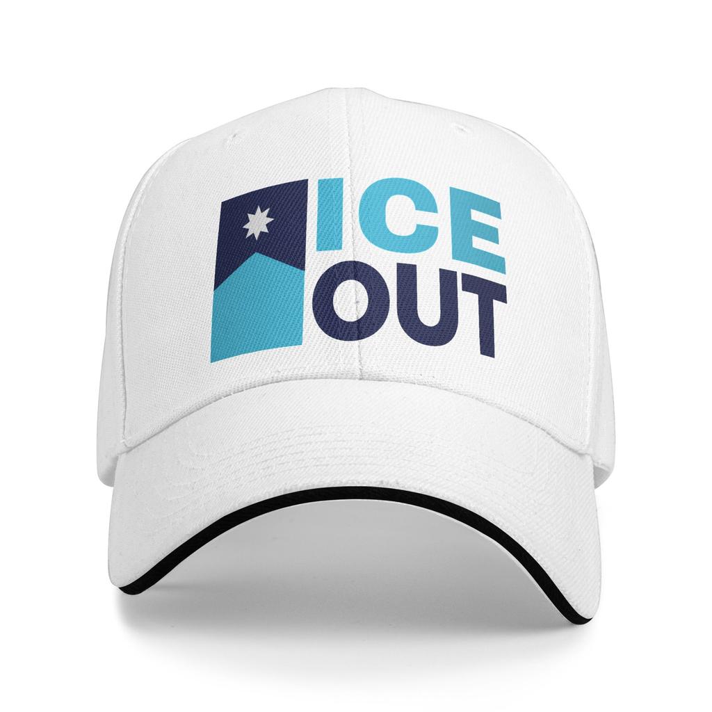 Ice-Out Baseball Cap Stylish Trucker Hat Summer Unisex-Teens Outdoor Sport Baseball Caps