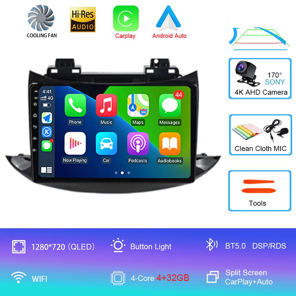 For Chevrolet Tracker Trax 2016 - 2019 Android 14 Auto Car Radio Multimedia Video Player Bluetooth GPS Navigation DSP Carplay BT