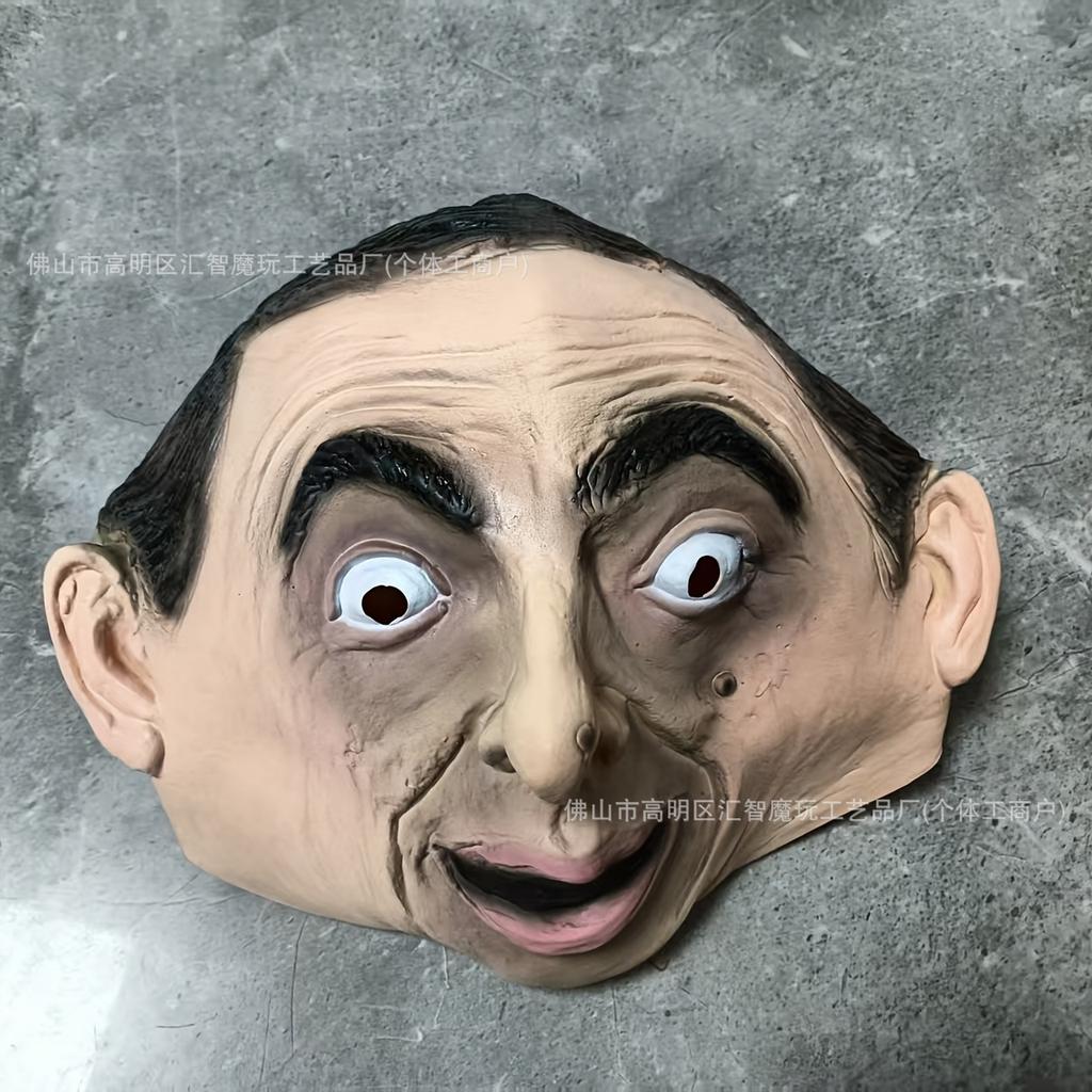 Hot-selling Halloween masks for the elderly, realistic and funny old man headgear