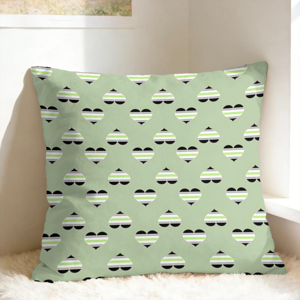 Agender Lgbt Pillow Case Yaoi Boy Love Fashion Pillow Cover Soft Pillowcases For Couch Sofa Bedroom