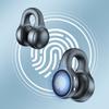 Wireless Bluetooth Earphones Clip-on Noise Reduction Earbuds for Hifi music Power Display headphones Comfort Headsets