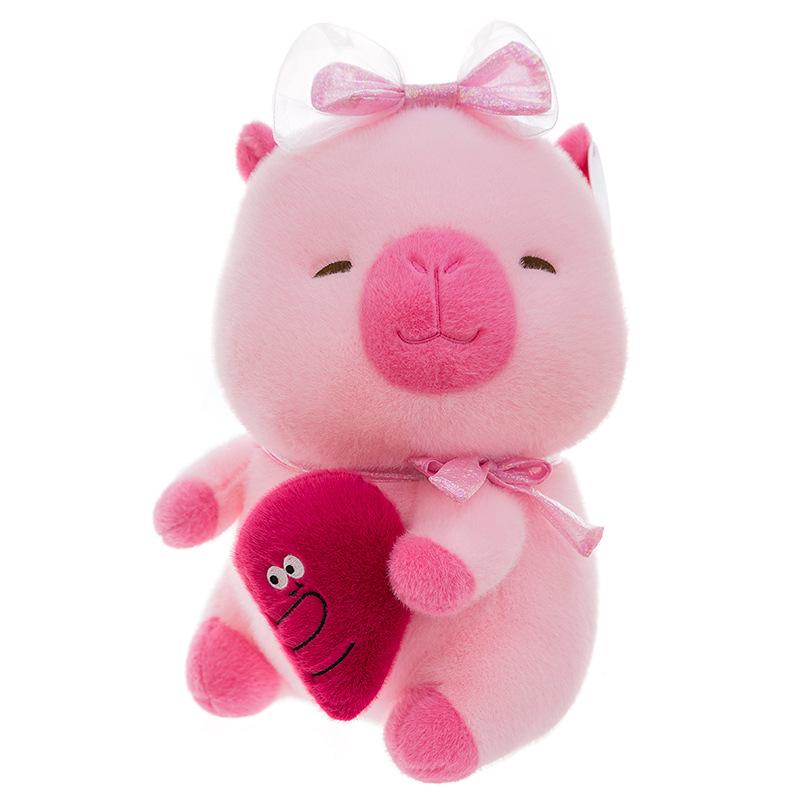 Peluche Capibara Magnetico Giocattolo Bambola Amore Cuore a Cuore Regalo San Valentino Compleanno 520 Bambole per Ragazze