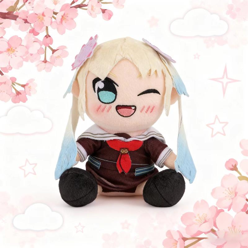 20CM Kawaii Anime LoveLive Kuripan Plushie Toy Cute Cartoon Hugging Anime Peripheral Figure Dolls Cheap Creative Soft Kids Gifts